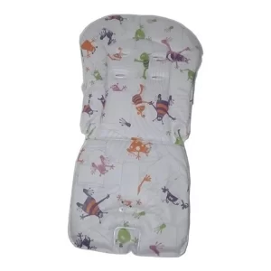 Forro Estofado Capa Cadeira Alimentação Bebe Bon Appetit Monstrinhos Original - Burigotto