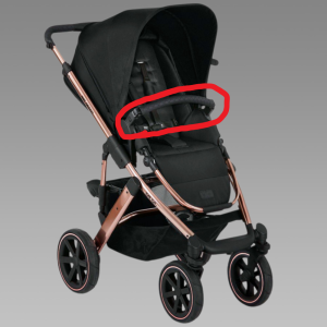 Barra frontal para o carrinho COMO da Abc Design