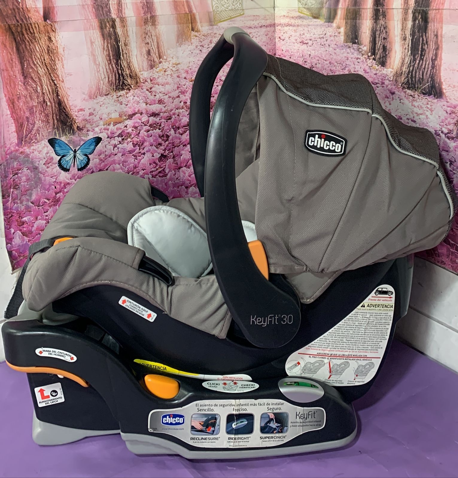 Bebê Conforto Chicco KeyFit30 Cinza Com Base - Imagem 2