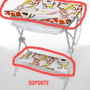 Trocador e suporte banheira Galzerano Luxo