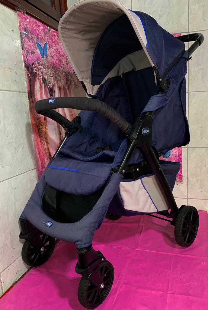 Carrinho Chicco Kwik One azul - Imagem 3