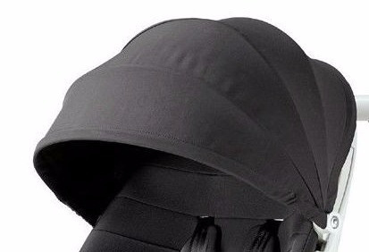 Capota para o carrinho Quinny Moodd preta - Imagem 2