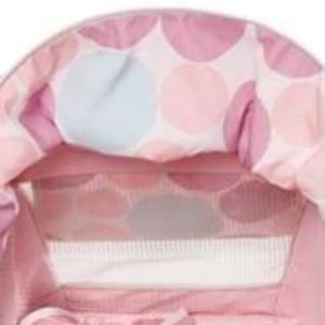 Tecido De Capota Para Carrinho Galzerano Milano Reversível Rosa Estampado