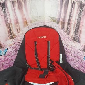 Tecido e Capota  Carrinho Kiddo Compass Vermelho