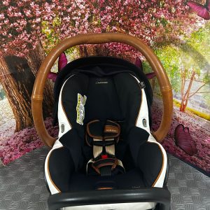 #109305 Bebê Conforto Maxi Cosi Mico Max Edição limitada Rachel Zoe (Já Higienizado) + Adaptadores para Carrinho Quinny Moodd