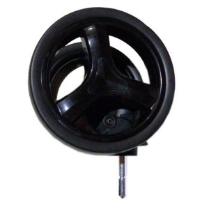 Roda Frontal Carrinho Safety Mobi / Preta
