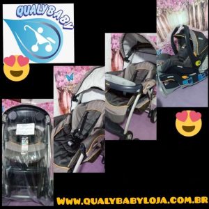 Carrinho Chicco Trevi com bebe conforto + base
