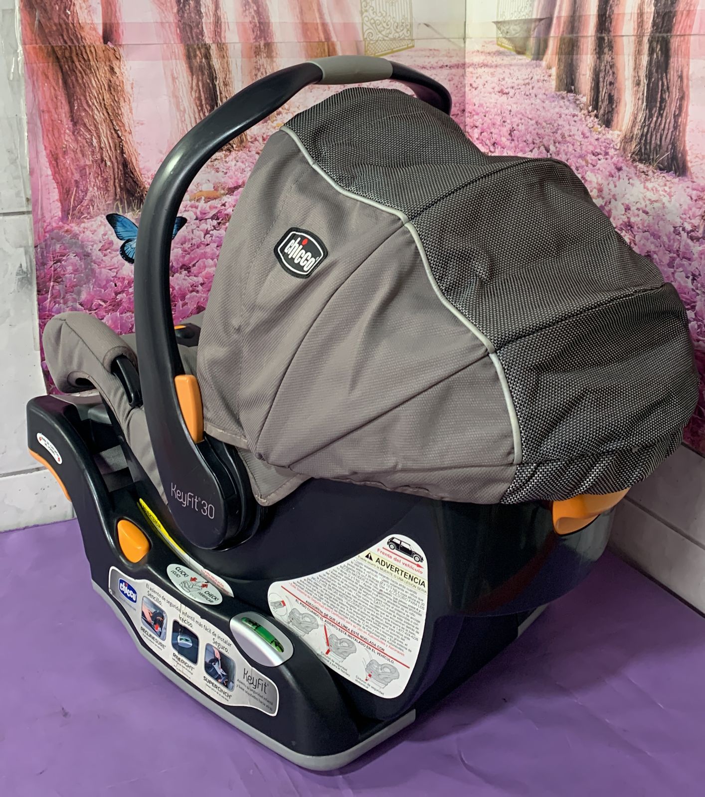 Bebê Conforto Chicco KeyFit30 Cinza Com Base - Imagem 4