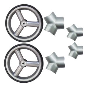 Par de calotas para rodas do carrinho Kiddo Compass II