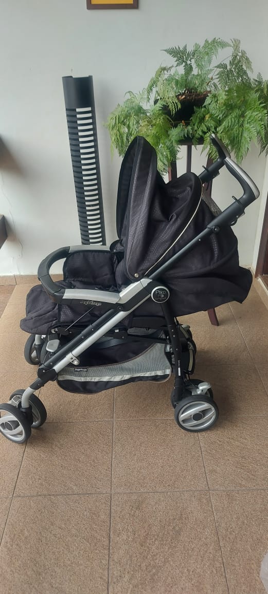 Carrinho de bebe Pliko P3 Compact Clássico Cielo Peg Perego - Imagem 5