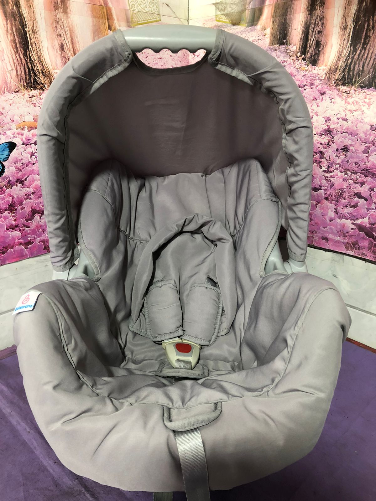 # Bebê Conforto Galzerano - Piccolina Cinza (Sem Base)