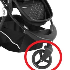 Roda Dianteira Carrinho Galzerano Golden Preta Usada