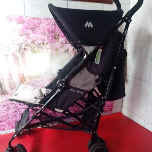 Carrinho Passeio Maclaren Quest Preto Preto/BEJE - Maclaren