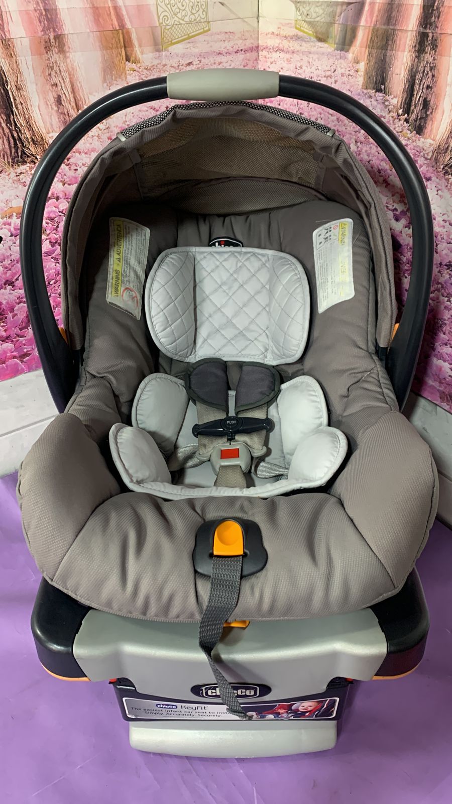 Bebê Conforto Chicco KeyFit30 Cinza Com Base