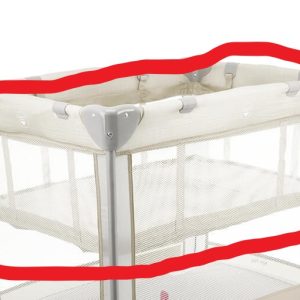 Tecido segunda altura para berço