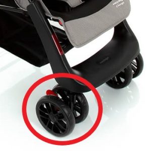 Roda Dianteira Voyage Change Preta