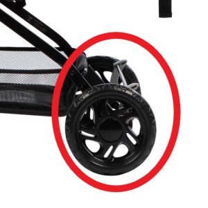 Roda Traseira Voyage Luck Preta Nova